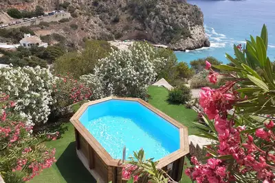Villa avec Piscine vue mer - Plage à 100m