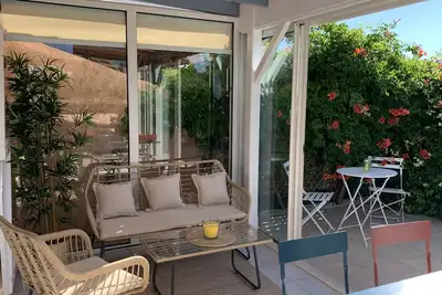 Image de Maison 4 pers. dans résidence privée avec Piscine, 5 min. des Plages
