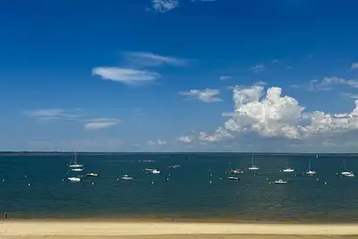 Image de T2 vue Bassin, accès direct plage, Arcachon