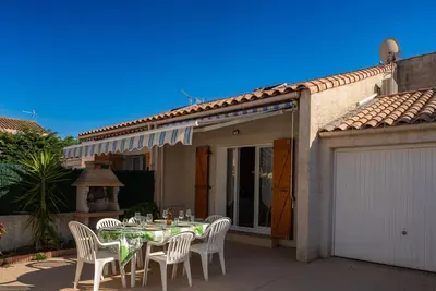 Image de Vias-Plage - Villa climatisée à 600m de la plage