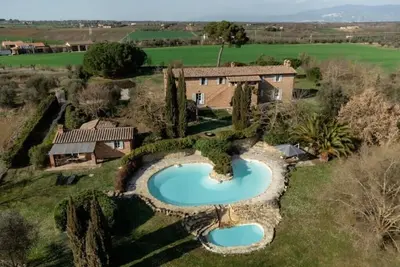 Image de Country House with private pool in Umbria/Tuscany