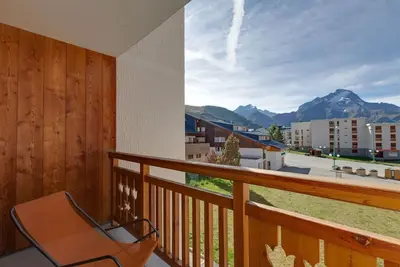 Image de Studio proche des pistes 4 pers avec balcon