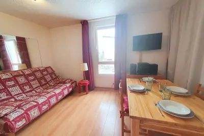 Image de Studio 4 pers, balcon proche des pistes