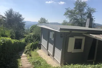 Image de Gemütliche Blockhütte mit Kaminofen und toller Aussicht