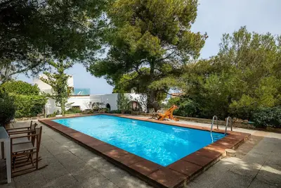 Image de Villa 'Sa Torre Blanca' avec vue sur mer, Wi-Fi et climatisation