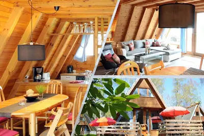 Image de Familienfinnhütte Nr. 6 - Zinnowitz, Finnhütte am Ostseestrand