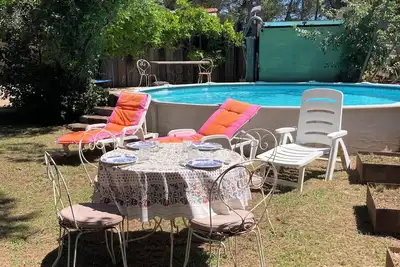 Image de Villa L'Oasis climatisée + piscine : calme et verdure pour 6 pers
