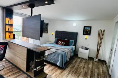 Image de Apartaestudio en el Poblado con Vista