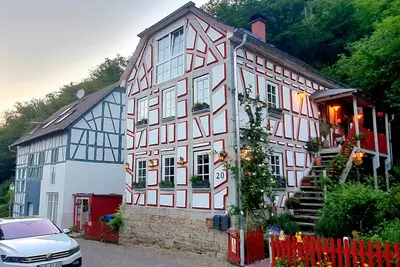 Image de Appartement de vacances romantique 'Fachwerkhof' avec terrasse privée, jardin et Wi-Fi