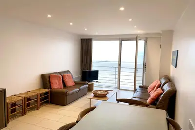 Appartement à Nieuport situé avec une belle vue sur la mer
