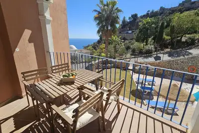 Image de Appartement 'Balcón Cerro Gordo' avec vue sur mer, Wi-Fi et climatisation