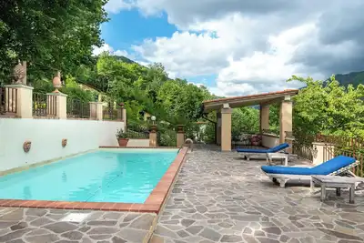 Image de Villa \"L'Incompiuta\" avec vue sur les montagnes, piscine partagée et Wi-Fi