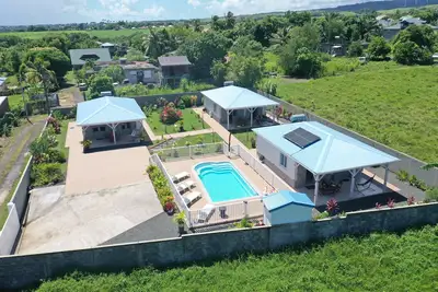 Image de Villa ferry, Terrasse de Vinty. Sainte Rose.