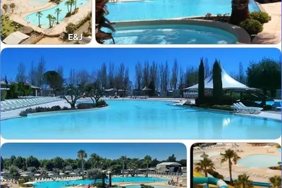 Image de 🏖🌞🏝 Superbe Mobilhome A Vias Plage 🏝🌞🏖 3ch 2sdb 40m2 Clim 8VÉLOS Ll Lv