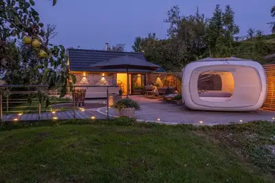 Image de Chalet 'Sternenzauber' avec terrasse privée et Wi-Fi