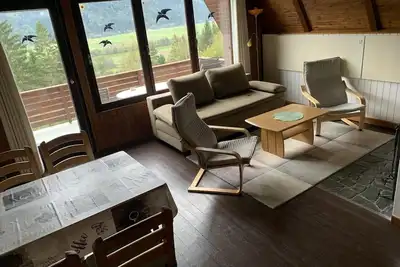 Location-Cottage-Salle de bain privée séparée-Balcon