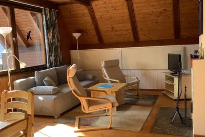 Hutte-Appartement-Salle de bain privée séparée-Balcon