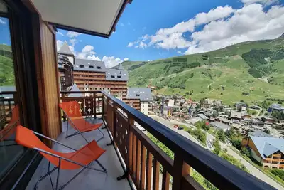 Image de Appt 4 pers, terrasse, près des pistes