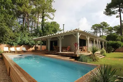 Image de Villa rénovée avec piscine chauffée, proche plage, idéale famille et amis