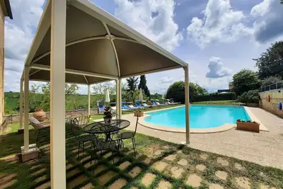 Image de Belle maison de vacances privée avec climatisation, Wifi, piscine privée, Tv, terrasse