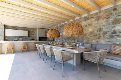 Image de Exquisite Paros Villa | Villa Diamond | 9 Bedrooms | Breathtaking Sea Views and Two Infinity Pools | Drios