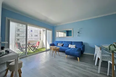 Image de Apt 4 classé 3*, 4 pers, 1 min de la plage, parking privé