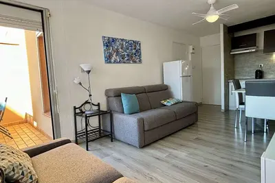 Image de Appartement cosy 4 pers. à 400m de la plage, piscine, terrasse, parking sécurisé