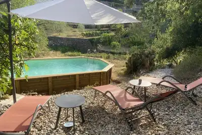 Image de Maison cévenole, piscine, terrasses & jardin, idéale famille, 6 à 8 personnes
