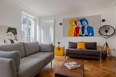Image de Appartement chaleureux au cœur de Paris : 3 chambres, cuisine équipée