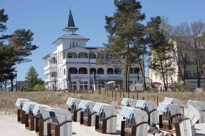 Appartement de vacances \"Villa Seeblick Binz 03\" avec vue sur la mer, terrasse privée et Wi-Fi