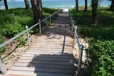 Appartement de vacances \"Strandhaus Seeblick Binz 11\" avec vue sur la mer, jardin privé et Wi-Fi