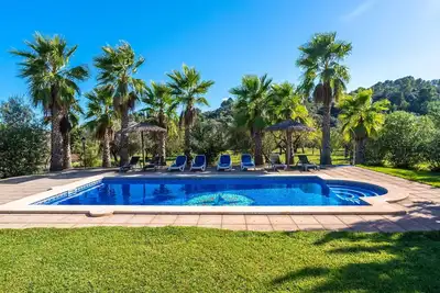 Maison de vacances privée avec Wifi, climatisation, piscine privée, Tv, patio, vue panoramique