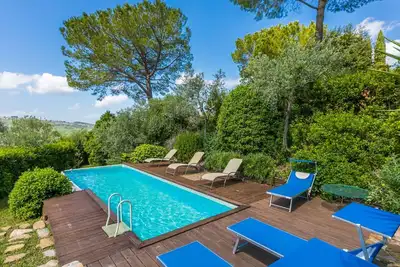 Image de Maison de vacances privée avec piscine privée, Wifi, climatisation, Tv, patio, vue panoramique