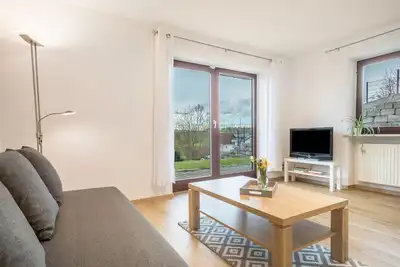Image de Appartement 'Am Dorfweiher' avec terrasse privée, jardin privé et Wi-Fi