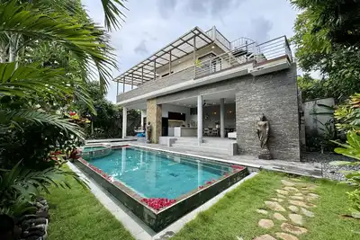 Image de Ocean view 2-bedrooms Yudistira villa 50m from the beach