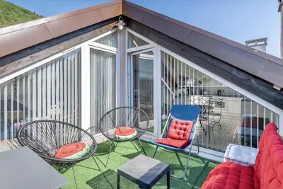 Image de Bel appartement duplex, terrasse, 2 min du lac, 4pers