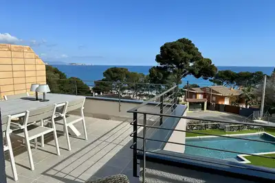 Image de Apartment with spectacular sea views. 5 minutes to Platja del Racó in Begur.