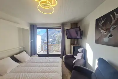 Image de Appt 4 pers, balcon pied des pistes