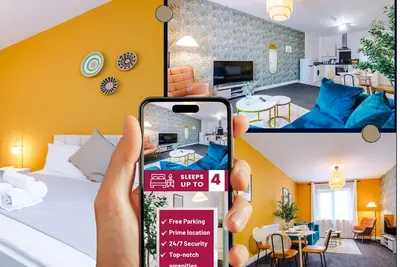 Image de Luxurious 1-Bed Apartment: Sleeps 4, Free Parking