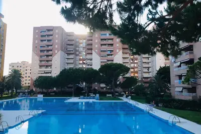 Image de Apartamento en la Playa, Amplio con Piscina Olímpica, Cerca de Valencia