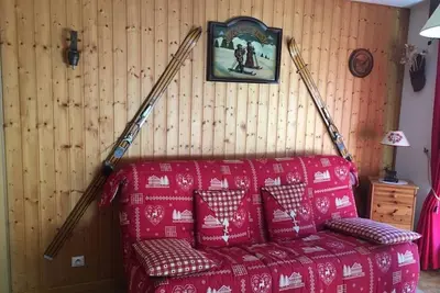 Rez-de-chaussée, balcon, parking, casier à ski, 20m², Châtel