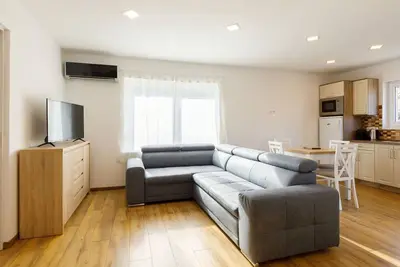 Image de Magnifique maison de vacances pour 6 personnes avec Wifi, climatisation, Tv, terrasse et parking