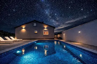 Image de Merveilleuse maison de vacances privée avec climatisation, piscine privée, Wifi, Tv et terrasse