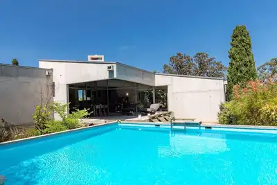 Image de Maison de vacances privée avec piscine privée, climatisation, Wifi, Tv, terrasse, vue panoramique