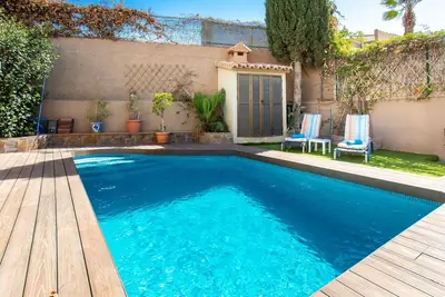 Image de Magnifique maison de vacances avec climatisation, piscine privée, Wifi, Tv et patio