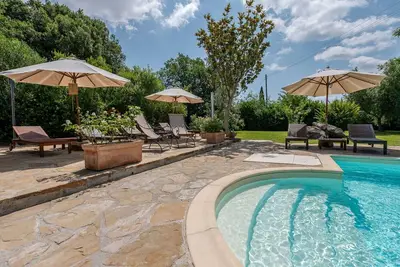 Image de Bel appartement dans une maison de vacances avec piscine, climatisation, Wifi, Tv, patio, parking