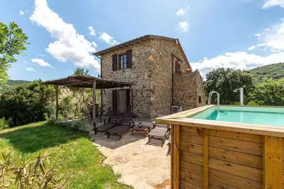Image de Maison de vacances privée avec Wifi, piscine privée, climatisation, Tv, patio, vue panoramique