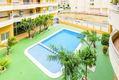 Image de Bel appartement pour 4 personnes avec climatisation, Wifi, Tv, terrasse et parking