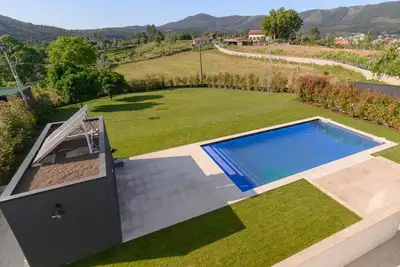 Image de Maison de vacances privée avec climatisation, piscine privée, Wifi, Tv, terrasse, vue panoramique