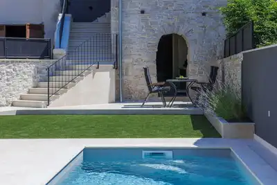 Image de Belle maison de vacances avec piscine privée, climatisation, Wifi, Tv et terrasse